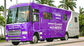 alzheimer association brain bus